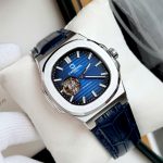ĐỒNG HỒ NAM Carnival 8128G - Dây Da - Mặt Xanh Open Heart - Viền Trắng Trơn - Automatic - Kính Sapphire — ảnh 6