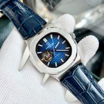 ĐỒNG HỒ NAM Carnival 8128G - Dây Da - Mặt Xanh Open Heart - Viền Trắng Trơn - Automatic - Kính Sapphire — ảnh 7