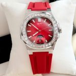 ĐỒNG HỒ NAM I&W Carnival 735G Dây Cao Su - Mặt Đá Đỏ- Automatic - Kính Sapphire — ảnh 1