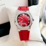 ĐỒNG HỒ NAM I&W Carnival 735G Dây Cao Su - Mặt Đá Đỏ- Automatic - Kính Sapphire — ảnh 7