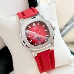 ĐỒNG HỒ NAM I&W Carnival 735G Dây Cao Su - Mặt Trơn Đỏ- Automatic - Kính Sapphire — ảnh 10