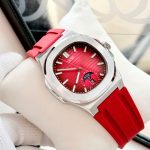 ĐỒNG HỒ NAM I&W Carnival 735G Dây Cao Su - Mặt Trơn Đỏ- Automatic - Kính Sapphire — ảnh 11
