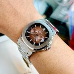 ĐỒNG HỒ NAM Carnival 8158G-VT-XD -Dây Thép - Mặt Nâu Cafe - Automatic - Kính Sapphire — ảnh 2