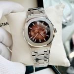 ĐỒNG HỒ NAM Carnival 8158G-VT-XD -Dây Thép - Mặt Nâu Cafe - Automatic - Kính Sapphire — ảnh 8