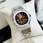ĐỒNG HỒ NAM Carnival 8159G-VT-XD - Dây Thép - Nâu Cafe Open Heart - Automatic - Kính Sapphire — ảnh 8