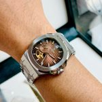 ĐỒNG HỒ NAM Carnival 8159G-VT-XD - Dây Thép - Nâu Cafe Open Heart - Automatic - Kính Sapphire — ảnh 9