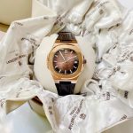 ĐỒNG HỒ Nữ Carnival 8161L- Mặt Xanh -Dây Da Viền Vàng- Pin - Kính Sapphire — ảnh 4
