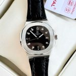 ĐỒNG HỒ Nữ Carnival 8160L-VT-DD-D- Mặt Đen -Dây Da Viền Bạc - Pin - Kính Sapphire — ảnh 1