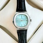 ĐỒNG HỒ Nữ Carnival 8160L-VT-DD-XT-Mặt TIFFANY-Dây Da Viền Bạc- Pin - Kính Sapphire — ảnh 1