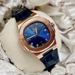 ĐỒNG HỒ Nữ Carnival 8160L-VH-DD-X- Mặt Xanh -Dây Da Viền Vàng - Pin - Kính Sapphire — ảnh 1