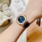 ĐỒNG HỒ Nữ Carnival 8160L-VH-DD-D- Mặt Đen -Dây Da Viền Vàng - Pin - Kính Sapphire — ảnh 10