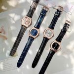 ĐỒNG HỒ Nữ Carnival 8160L-VH-DD-D- Mặt Đen -Dây Da Viền Vàng - Pin - Kính Sapphire — ảnh 2