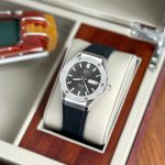 ĐỒNG HỒ NAM I&W CARNIVAL 55851G-Mặt Xám – Dây Cao Su – Automatic- Kính Sapphire — ảnh 8