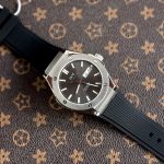ĐỒNG HỒ NAM I&W CARNIVAL 55851G-Mặt Xám – Dây Cao Su – Automatic- Kính Sapphire — ảnh 6