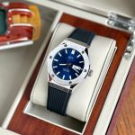 ĐỒNG HỒ NAM I&W CARNIVAL 55851G-Mặt Blue – Dây Cao Su – Automatic- Kính Sapphire — ảnh 3