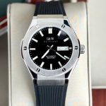ĐỒNG HỒ NAM I&W CARNIVAL 55851G-Mặt Đen– Dây Cao Su – Automatic- Kính Sapphire — ảnh 1