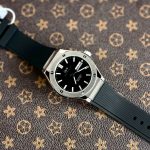 ĐỒNG HỒ NAM I&W CARNIVAL 55851G-Mặt Đen– Dây Cao Su – Automatic- Kính Sapphire — ảnh 5
