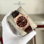 ĐỒNG HỒ NAM I&W CARNIVAL 751G Rose Cà Phê – Dây Da – Automatic- Kính Sapphire — ảnh 4