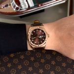 ĐỒNG HỒ NAM I&W CARNIVAL 751G Rose Cà Phê – Dây Da – Automatic- Kính Sapphire — ảnh 7