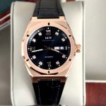 ĐỒNG HỒ NAM I&W CARNIVAL 751G Rose Đen – Dây Da – Automatic- Kính Sapphire — ảnh 1