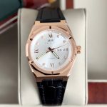 ĐỒNG HỒ NAM I&W CARNIVAL 751G Rose Trắng – Dây Da – Automatic- Kính Sapphire — ảnh 1