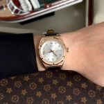 ĐỒNG HỒ NAM I&W CARNIVAL 751G Rose Trắng – Dây Da – Automatic- Kính Sapphire — ảnh 3