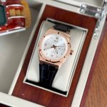ĐỒNG HỒ NAM I&W CARNIVAL 751G Rose Trắng – Dây Da – Automatic- Kính Sapphire — ảnh 5