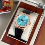 ĐỒNG HỒ NAM I&W CARNIVAL 751G Rose Tifany – Dây Da – Automatic- Kính Sapphire — ảnh 5