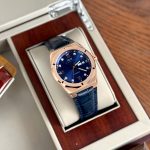 ĐỒNG HỒ NAM I&W CARNIVAL 751G Rose Xanh Dương – Dây Da – Automatic- Kính Sapphire — ảnh 7