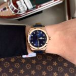 ĐỒNG HỒ NAM I&W CARNIVAL 751G Rose Xanh Dương – Dây Da – Automatic- Kính Sapphire — ảnh 8
