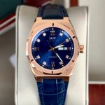 ĐỒNG HỒ NAM I&W CARNIVAL 751G Rose Xanh Dương – Dây Da – Automatic- Kính Sapphire — ảnh 1