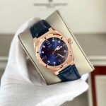 ĐỒNG HỒ NAM I&W CARNIVAL 751G Rose Xanh Dương – Dây Da – Automatic- Kính Sapphire — ảnh 4