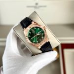 ĐỒNG HỒ NAM I&W CARNIVAL 751G Rose Xanh Lá – Dây Da – Automatic- Kính Sapphire — ảnh 3