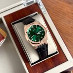 ĐỒNG HỒ NAM I&W CARNIVAL 751G Rose Xanh Lá – Dây Da – Automatic- Kính Sapphire — ảnh 4