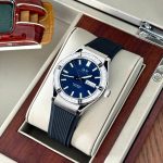 ĐỒNG HỒ NAM I&W CARNIVAL 55851G-Mặt Đá Blue – Dây Cao Su – Automatic- Kính Sapphire — ảnh 6