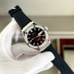 ĐỒNG HỒ NAM I&W CARNIVAL 55851G-Mặt Đá Đen – Dây Cao Su – Automatic- Kính Sapphire — ảnh 5