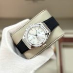 ĐỒNG HỒ NAM I&W CARNIVAL 55851G - Mặt Đá Trắng – Dây Cao Su – Automatic- Kính Sapphire — ảnh 5