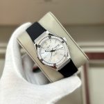 ĐỒNG HỒ NAM I&W CARNIVAL 55851G - Mặt Đá Trắng – Dây Cao Su – Automatic- Kính Sapphire — ảnh 3