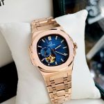 ĐỒNG HỒ NAM Carnival 8159G - Dây Thép Vàng - Blue Open Heart - Automatic - Kính Sapphire — ảnh 6