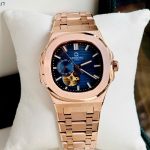 ĐỒNG HỒ NAM Carnival 8159G - Dây Thép Vàng - Blue Open Heart - Automatic - Kính Sapphire — ảnh 1
