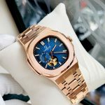 ĐỒNG HỒ NAM Carnival 8159G - Dây Thép Vàng - Blue Open Heart - Automatic - Kính Sapphire — ảnh 4