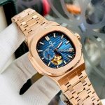 ĐỒNG HỒ NAM Carnival 8159G - Dây Thép Vàng - Blue Open Heart - Automatic - Kính Sapphire — ảnh 5