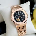 ĐỒNG HỒ NAM Carnival 8159G - Dây Thép Vàng - Đen Open Heart - Automatic - Kính Sapphire — ảnh 3