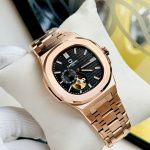 ĐỒNG HỒ NAM Carnival 8159G - Dây Thép Vàng - Đen Open Heart - Automatic - Kính Sapphire — ảnh 5
