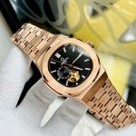 ĐỒNG HỒ NAM Carnival 8159G - Dây Thép Vàng - Đen Open Heart - Automatic - Kính Sapphire — ảnh 7