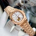 ĐỒNG HỒ NAM Carnival 8159G - Dây Thép Vàng - Trắng Open Heart - Automatic - Kính Sapphire — ảnh 2
