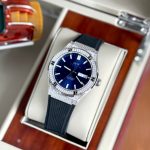 ĐỒNG HỒ NAM I&W CARNIVAL 55851G - Mặt Full Đá Xanh – Automatic- Kính Sapphire — ảnh 8