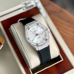 ĐỒNG HỒ NAM I&W CARNIVAL 55851G - Mặt Full Đá Trắng – Automatic- Kính Sapphire — ảnh 5