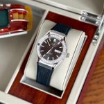 ĐỒNG HỒ NAM I&W CARNIVAL 55851G - Mặt Đá Xám – Dây Cao Su – Automatic- Kính Sapphire — ảnh 5