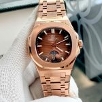 ĐỒNG HỒ NAM Carnival 8110G1 - Mặt Nâu - Dây Thép Gold- Automatic - Kính Sapphire — ảnh 8
